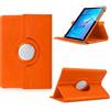 speed-planet Custodia protettiva adatta per Samsung Galaxy Tab A7 SM-T500 SM-T505 SM-T510 Tablet Tutti i dispositivi da 10 a 10,4 - 11 pollici, con funzione leggio a 360 gradi, colore: arancione