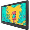 VSDISPLAY Monitor LCD IPS ad alta luminosità da 9 pollici 1280x720 900 nit, ingresso video VGA, case in metallo, con staffe