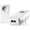 devolo Magic 1 - Kit di avviamento WiFi, adattatore Powerline WLAN, fino a 1.200 Mbit/s, presa Wi-Fi in rete, 2 porte LAN, dLAN 2.0, bianco