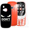 ESACMOT Custodia TPU Stampata + 2 Pellicole in Vetro Temperato Compatibili con Nokia 3310 2017, Cover Artistica Slim Antigraffio Antishock, Protezione Totale