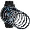 Natbok 5 pezzi Pellicola Protettiva per Amazfit Active Max 48mm, Anti-Graffi Senza Bolle Alta Definizione Trasparente PMMA Protezione Schermo per Amazfit Active Max