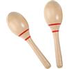 Musiin Vibrant Sound Maracas - Ergonomic Percussion Shakers for Studio, Stage, and Fun(Red lebel)