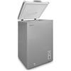 INFINITON ELECTRONICS INFINITON CH-15M - Congelatore orizzontale, 142 litri, Silver, Dual System, Fast Freezing, con cestello ausiliario e ruote