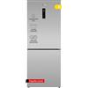 Corbero - Frigorifero Combi | CCT1857024NFXINV | 417L | 67x70,3x185 | Display a porta | Tecnologia Inverter | Silver Trim | Cassetto Crisper | Purificatore | Luce LED | Inox