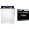 Electrolux Serie 600 Lavastoviglie Integrata Totale 60 cm, LSV48400L, Tecnologia SatelliteClean & Serie 600 Forno da Incasso Multifunzione, Capacità 72 L, EOF4P46X, Classe A+