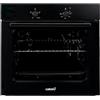 Cata Forno statico SES 6004 BK con 4 funzioni. Porta panoramica Full Glass. Pulizia AquaSmart. Illuminazione per interni. Larghezza 60 cm. Capacità 62 l, finitura in acciaio inox e vetro nero.