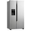 LG GSM32HSBEH Classe E, 562L, Frigorifero Side-by-Side, Total No Frost, Dispenser di ghiaccio, ghiaccio tritato e acqua, serbatoio d'acqua, raffreddamento espresso, 91,0 x 69,3 x 178,6 cm, argento