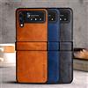 Aioria Custodia per Samsung Galaxy Z Flip 4 7 6 5 3 Flip4 5G coque Custodia protettiva in pelle vintage di lusso per Samsung Galaxy Z Flip 4 custodia