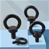NONE M3 M4 M5 M6 M8 M10 M12 M14 M16 M18 M20 M24 Nero 304 Anello di sollevamento in acciaio inossidabile Bullone marino Viti a occhiello di sollevamento Anello Bullone
