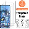 ONEVAN 3 pezzi di vetro temperato per Google Pixel 8A 8 Pro 7 7A 6 6A 5 5A 4A 4 3 3A XL Fold 2.5D 9H proteggi schermo in vetro trasparente per telefono