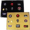 NONE Tabellone per raccolta in velcro, tabellone per collezione patch per fascia da braccio con fori per appendere a parete, pannello portaoggetti a parete