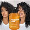 GZE CURL CREMA DEFINING con olio di argan per capelli ondulati e ricci Crema idratante e balsamo profondo per lucentezza e rimbalzo