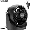 GAIATOP Ventilatore circolatore d'aria Gaiatop, ventilatore da tavolo portatile Ventilatore da tavolo Ventilatore da dormitorio, piccolo ventilatore da 5 pollici a 3 velocità con 360 ° Inclinazione