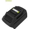 NONE Batteria WORX WA4600 Kress da 20 V max a 5 pin convertibile in porta batteria per utensili da 4 pin (P/N originale in fabbrica, solo adattatore per nave)