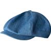 NONE Berretto da strillone in cotone traspirante cappello ottagonale berretto Casual Vintage berretto solido visiera Gatsby cappello piatto edera uomo e donna 0010