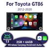 Barlckxs 7 "Schermo Wireless Carplay 2 Din Android Radio Car Multimediale per Toyota GT86 GT 86 2012-2020 Unità Principale GPS Stereo di Navigazione