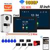 AJXML Videocitofono HD 1080P a 2 Fili con Monitor Touch da 7/10 Pollici, Sistema Intercom WiFi per Casa, Compatibile con App Tuya Smart Life