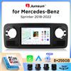 Junsun Autoradio Junsun Wireless CarPlay Android Auto per Mercedes-Benz Sprinter (W907/W910) 2018-2022 con ventola di raffreddamento integrata, navigatore GPS Android, lettore multimediale, WiFi, DSP, RDS,