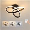 Riserva Lampada da soffitto moderna a LED Plafoniera a LED 22W 2200Lm per camera da letto Sala da pranzo Cucina Corridoi Soggiorno, Diametro 25 cm
