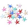 Wadsfred 20 pz 10.5x10mm in acciaio inox piccola stella marina Charms ciondolo smalto gioielli fai da te che fanno accessori risultati collana orecchini