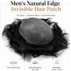 Beeos TJNG 6 pollici 0.03-0.04mm Sistema di Capelli Umani Super Sottile per Uomo, Protesi Capillare Uomo, Pelo Humano