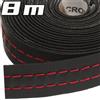 NONE 8M Interni auto Linea di rivestimento autoadesiva Porta del cruscotto Decorazione in pelle PU Decorazioni per strisce intrecciate fai-da-te Accessorio automobilistico