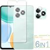 Wolfrule Per Honor X5c Plus Vetro Honor X5c Plus Protezione dello schermo Vetro temperato Protezione del telefono Obiettivo della fotocamera posteriore Pellicola su Honor X5c Plus