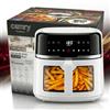 camry Friggitrice ad aria Friggitrice Grasso libero 8L XXL 2500W 9 programmi Controllo temperatura Display LED timer 80-200 C
