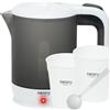 CAMRY Bollitore turistico elettrico in plastica 2 tazze e cucchiaino 0,5 litri 900 W Riscaldatore piatto Protezione per cottura a secco