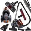 Adler 17 kPa 700W 3000W 3 Stage Ciclone Backless Aspirapolvere Aspirapolvere Sistema di filtraggio HEPA Mini Turbobrush Dancercase Brush 2 in 1