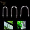 WHPHous Nuovo Diffusore di CO2 per Acquario con Valvola di Non Ritorno, Tubo in Vetro a Forma di U, Misure S/M/L