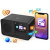 camry Radio Internet con Bluetooth 5.3 e 25.000 stazioni, controllo tramite APP, display TFT da 2,4 pollici e funzione sveglia