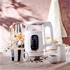 Adler Bollitore Elettrico di Design, di Precisione, con LED, 1.7L. Ideale per tè, caffè e per i genitori, regolazione della temperatura 40-100 ° C.