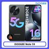 DOOGEE Note 59 5G Smartphone 32GB 128GB Batteria Grande da 6250mAh 6.75" 120Hz UNISOC T8200 Octa Core Android 15 Widevine L1 NFC