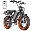 NONE HEADEER BK20 Bicicletta Elettrica per Adulti 20*4 Pollici, 5 Velocità, 750W, 48V, Batteria al Litio 20Ah, Doppi Freni a Disco, E-bike con Display LCD