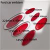 FIAT Emblema Logo Auto ForFord 115/125/145/150/175/225mm per Cofano Anteriore, Posteriore e Bagagliaio
