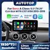 AUTOTOP Autoradio Multimediale Wireless CarPlay Android Auto da 10.25" 12.3" per Mercedes Benz A CLA GLA W176 C117 X156 2013-2019 GPS Stereo