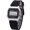NONE Orologi elettronici da donna alla moda Orologio da uomo con cinturino in caucciù in oro rosa Orologio da polso digitale a LED Orologio sportivo da donna Relogio Feminino