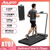 NONE Tapis Roulant 2-in-1 per Camminata e Corsa, Motore Brushless AOLAYGO da 2.5HP, Velocità Regolabile 1-10km/h, Tapis Roulant Silenzioso con Chiave di Sicurezza, Macchina per Esercizi Compatta e