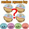 NONE Giocattolo Antistress Morbido, Stile Blind Box a Sorpresa, Giocattolo Antistress a Forma di Panino Simulato, Modello di Cibo Finto con Texture d'Acqua e Lento Ritorno a Forma