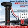 HOJMMP Ventilatore Turbo Jet da 380W, Soffiatore d'Aria con Batteria Ricaricabile da 15000mAh, Controllo a 100 Livelli, Avviatore d'Emergenza per Auto, Soffiatore Portatile per Pulizia Auto