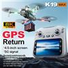 NONE Drone GPS K19 MAX 2026 per Pesca con Rilascio Aereo, Ritorno Automatico, Schermo 5G, Evitamento Ostacoli, Fotocamera Professionale FPV