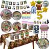 Hasbro Set Completo per Feste a Tema Star Wars: Piatti, Bicchieri, Tovaglioli, Tovaglia, Palloncini, Braccialetti e Gadget per Eventi e Feste di Compleanno