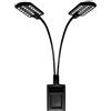 Mantovani Pet Diffusion Plafoniera Twin LED Nera - 208 g