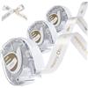 Phomemo 3X Phomemo P12 nastro di raso originale Compatibile con Dymo Letratag | LT-100T LT-100H 200B Etichettatrice per regali matrimoni confezioni regalo fai da te, per stampante P12 Pro/LT12 Bianco