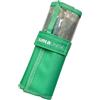 Generico TINTA UNITA Astuccio Rotolo Completo di 24 pastelli + 1 matita - rotolo colore VERDE