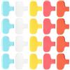 Generic Etichette per cavi, 20 etichette per cavi, colori assortiti, stile portatile, riutilizzabili, per ufficio, casa, officina, elettronica, uso quotidiano