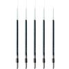 Uni SXR-80-10 - Set di 5 ricariche per penna a sfera Jetstream, 1,0 mm, colore: nero