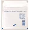 Gpack 100 buste imbottite, per spedizioni CD/DIN B6+ (200 x 175 mm esterno), colore bianco