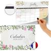 Finoly Calendario Magnetico Frigo Luglio 2026 Dicembre 2027 (18 Mesi) in Francese | Calendario Mensile Planner 2026 | Pianificatore Mensile 2026 Famiglia Frigofero (Natura)